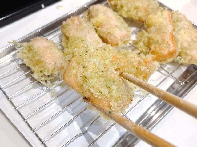 おさかなのソーセージの磯辺揚げ