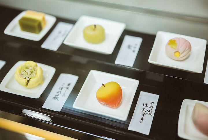 風流堂 寺町本店の季節の上生菓子