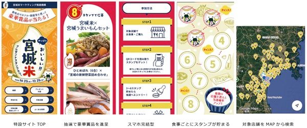 全国約270店舗で「宮城米プレゼントスタンプラリー」を実施！フォトコンテストも同時開催