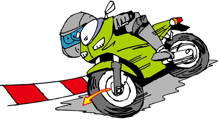 【バイクを縦方向に操るライテク】曲がれる車体のメカニズム