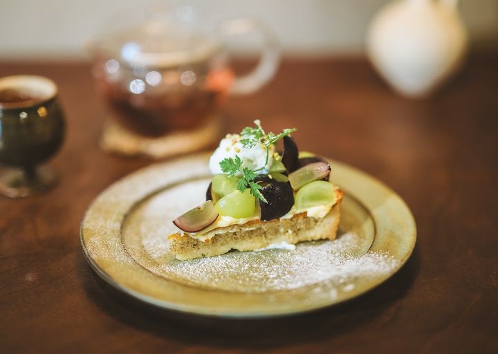 2種の葡萄のタルト