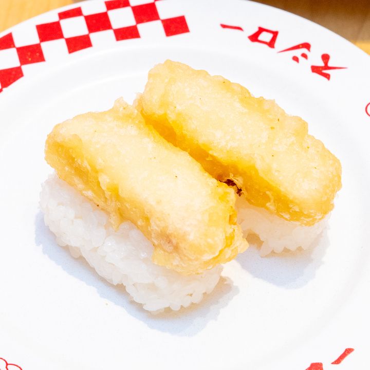 かに身の天ぷらにぎり 実写