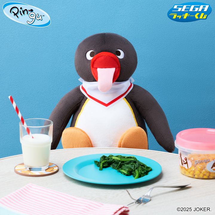 ラストラッキー賞 目が回っちゃったピングーぬいぐるみ 再現イメージ