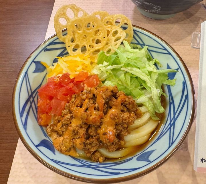 【沖縄】タコライス風まぜうどん