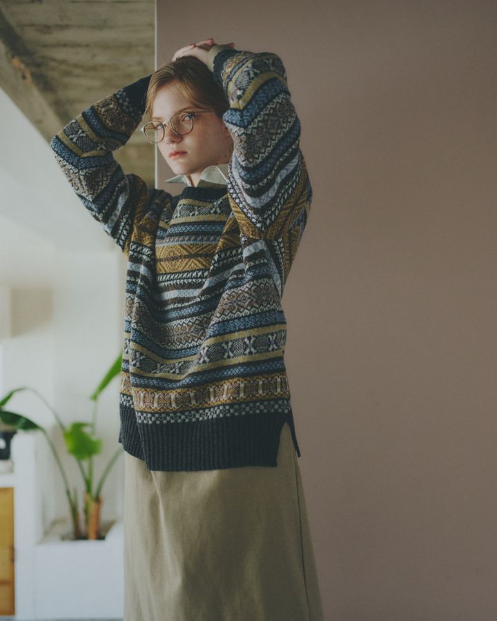 定番として持ちたい、フェアアイルニットは？重ね着が得意なものが正解【FUDGE dig.｜スマートに着れる、フェアアイルニットを探して- 01】