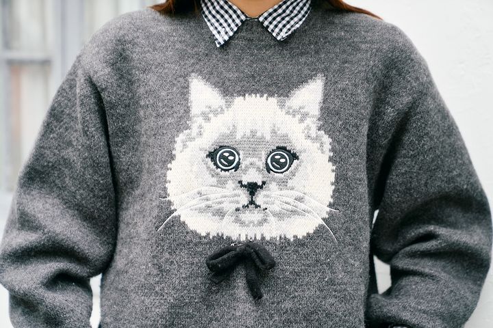 キュートな“アニマルモチーフ”で視線をくぎ付け♪ 柄物トップスで気分を盛り上げて【ファッジウィークエンド ファッションスナップ】