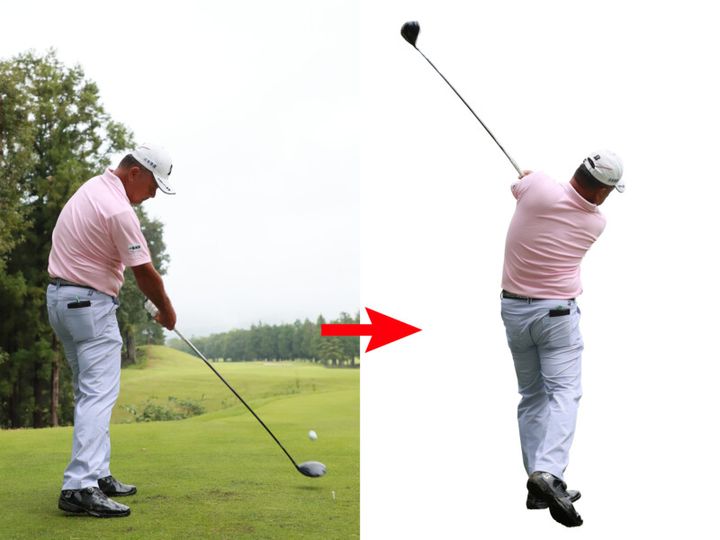 シニアプロが教える歳をとってから飛距離を伸ばす方法！「ボールは見なくていい」