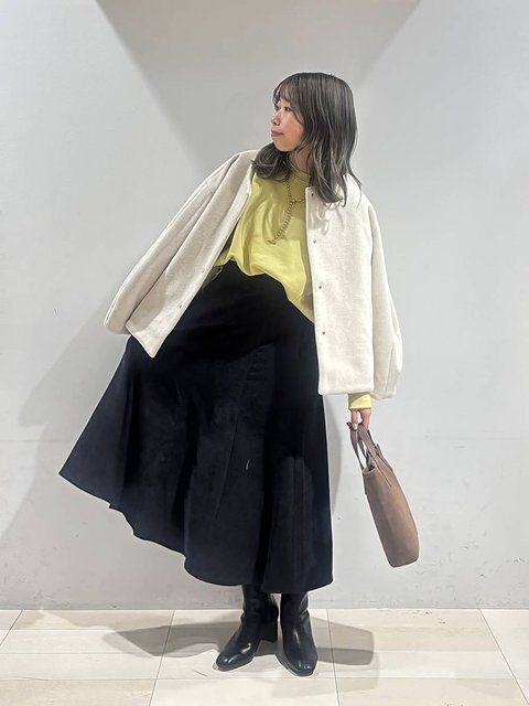 グローバルワークのウールライクコクーンコート