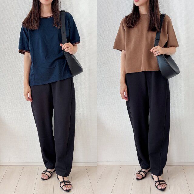 ボクシーシルエットが今っぽい