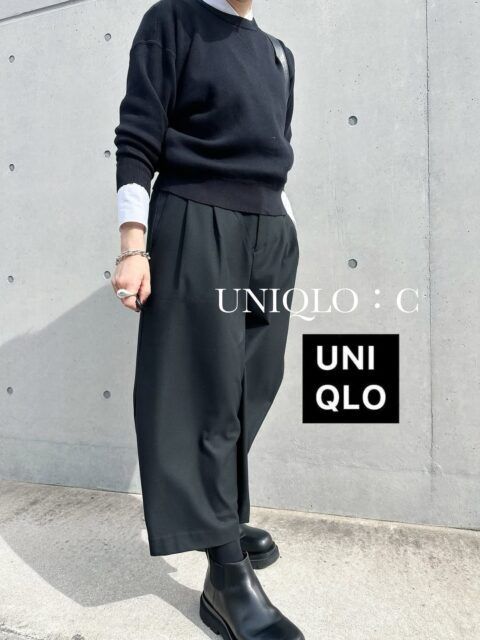UNIQLOのキュロットのコーデ