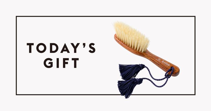 〈JOHN SMEDLEY×G.B.KENT〉の洋服ブラシ