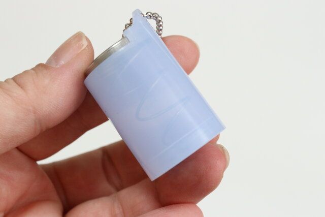 キャンドゥの100円玉コインケース クリアは半透明で中身が見やすい