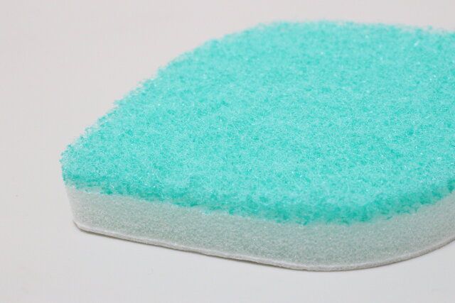 スイスイクリーン 洗面台用スポンジ（ガラスビーズ） 素材感