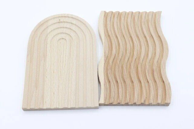 ダイソー 木製インテリアトレー（C） 木製インテリアトレー（A）