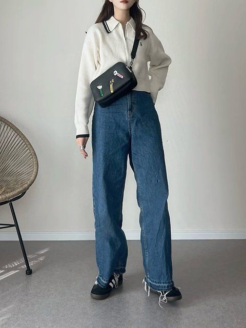 ワイドデニムコーデ2