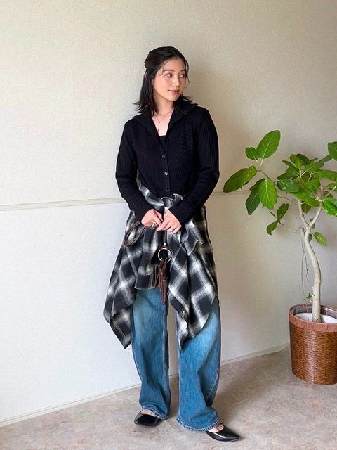 ワイドデニムコーデ5