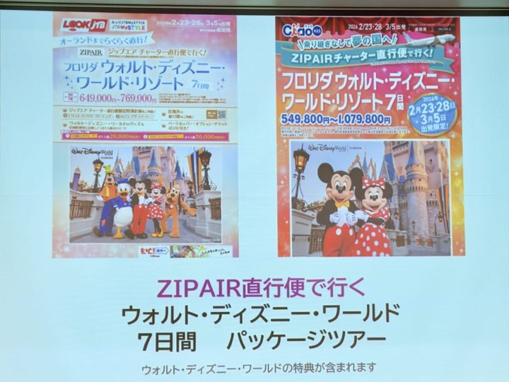 旅行代理店販売（パッケージツアー）