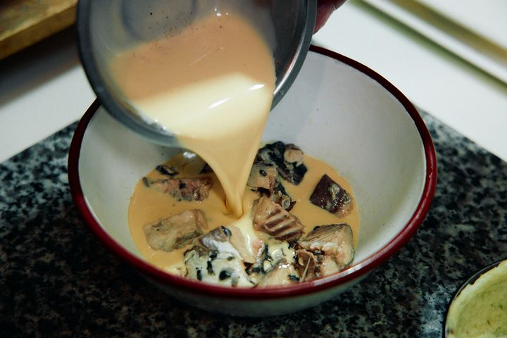 アパレイユとフィリングを合わせる