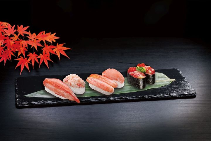 くら寿司「極上かに」フェア ラインナップ