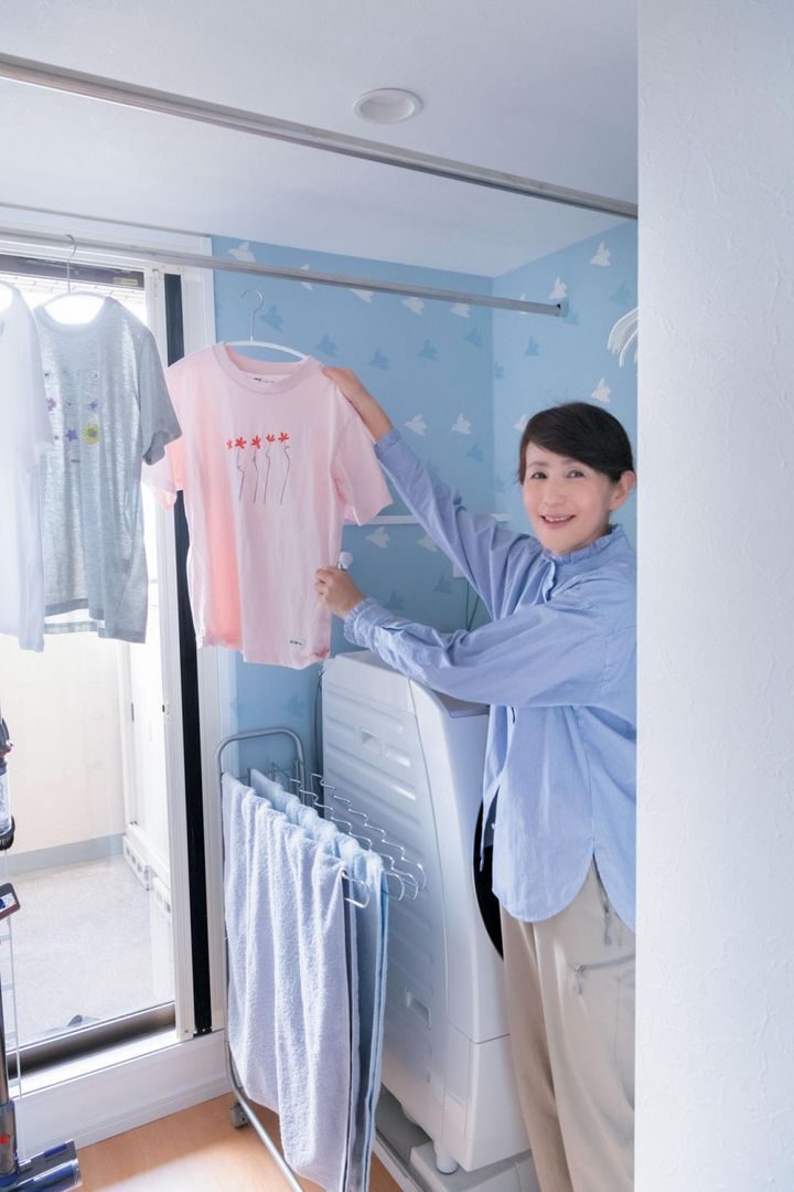 このままクローゼットに。