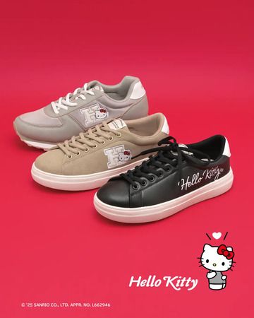 サンリオと東邦レマックがコラボ！落ちついた配色の洗練された大人向けスニーカー発売