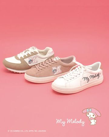 サンリオと東邦レマックがコラボ！落ちついた配色の洗練された大人向けスニーカー発売