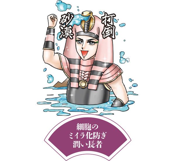 砂漠将軍「細胞の ミイラ化防ぎ 潤い長者」