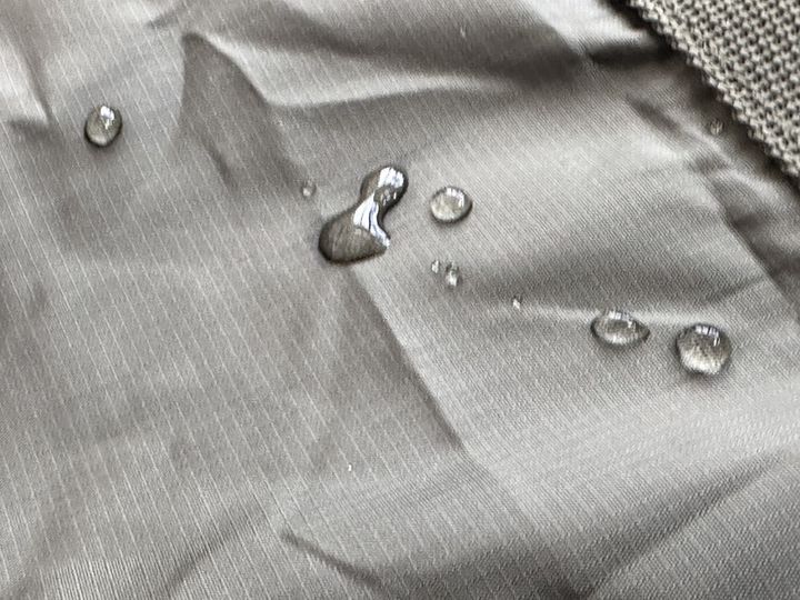 撥水加工がされている