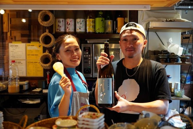 CHA CHU CHO -ちゃちゅちょ- 料理長の野中一平さんとマネージャーの石内梨央さん