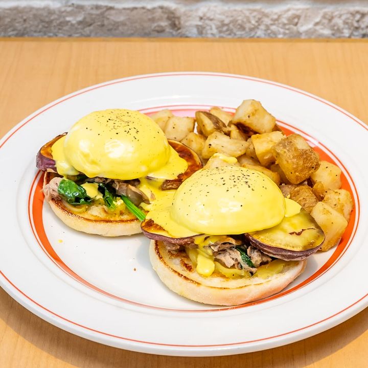 さつまいもバターのエグスンベネディクト2