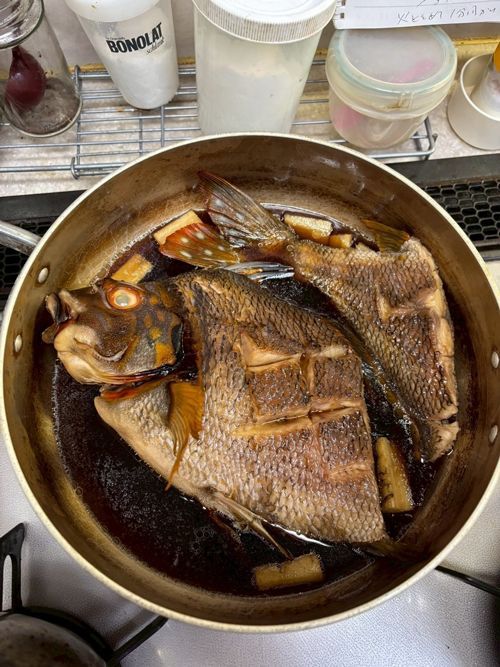 タカノハダイの煮つけ