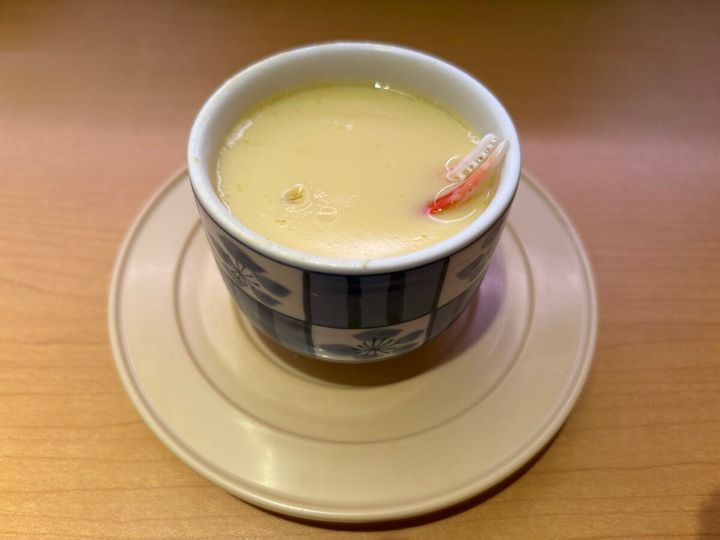 スシロー 本ずわい蟹の茶碗蒸し