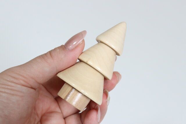 ミニチュアウッドオブジェ（ナチュラル）