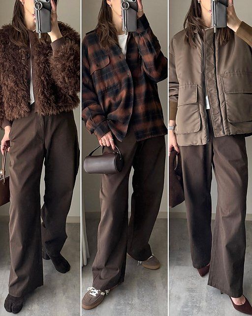 ユニクロのカーブパンツのコーデ2