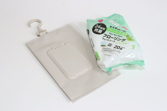 お掃除シート替え収納 フローリングワイパーシート