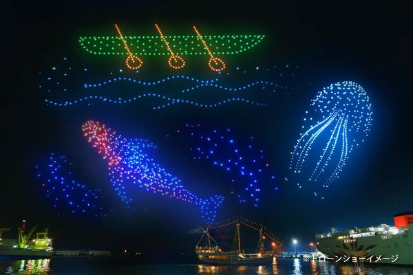 【大阪府大阪市】ATCウミエール広場で、観覧無料の「ATC オータムナイトドローンショー」開催！