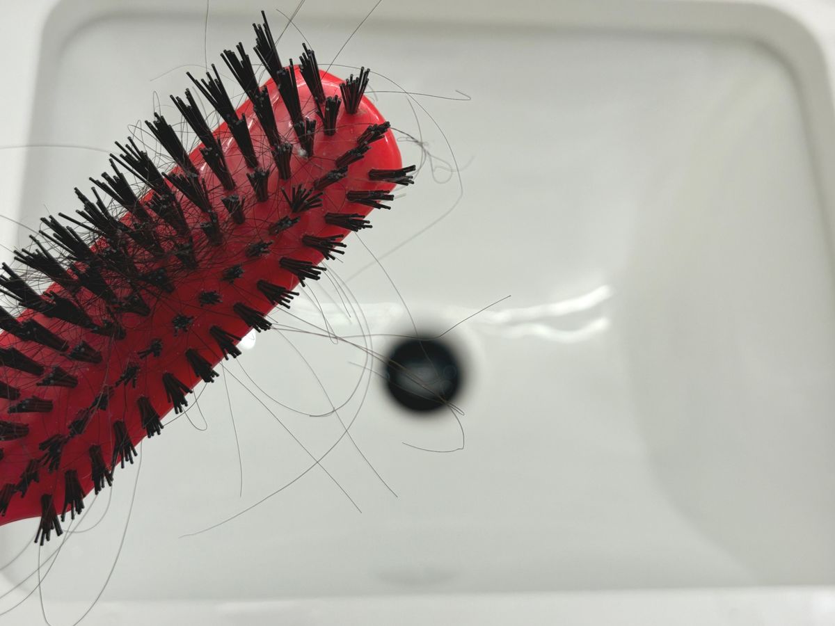 地毛トリックアートで抜け毛をカバー