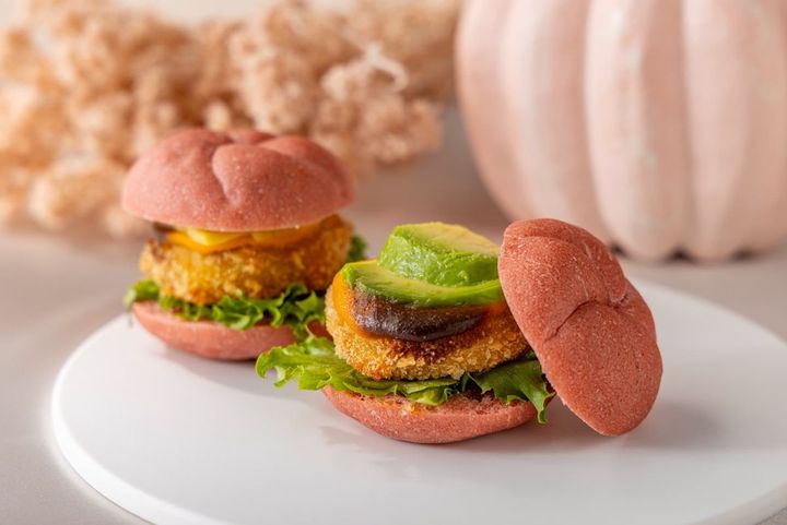 ベジタブルバーガー かぼちゃ仕立て