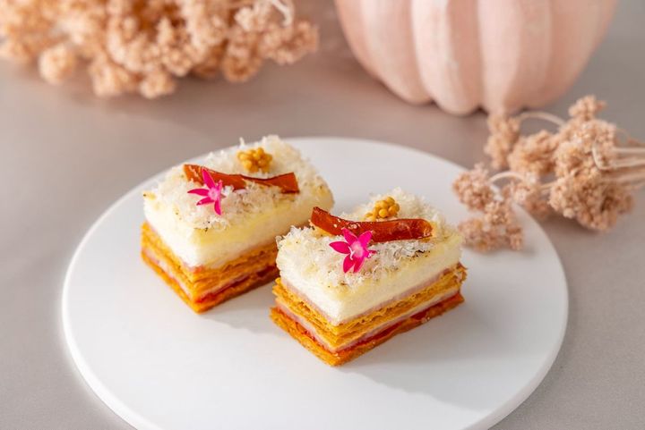 クリスピークロックムッシュ タスマニアマスタード添え