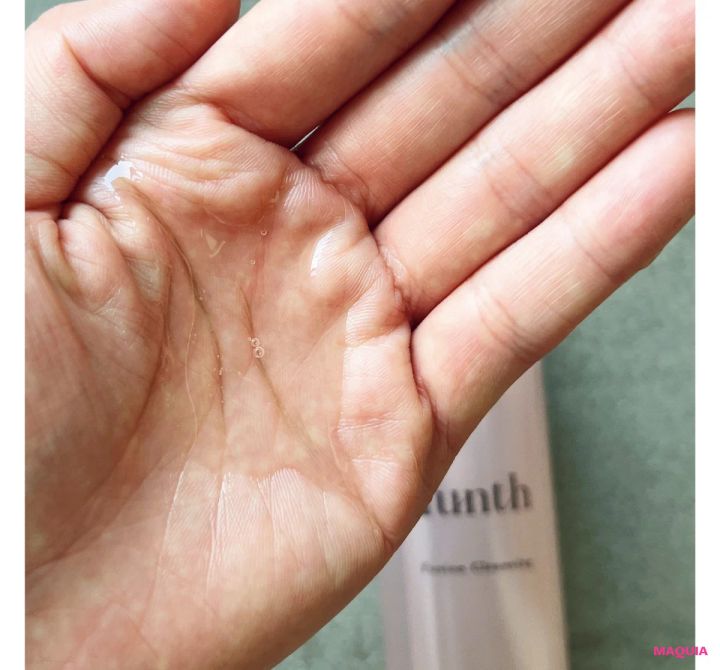 新作コスメ 新製品 テクスチャー Yunth フュージョンクレンジング 