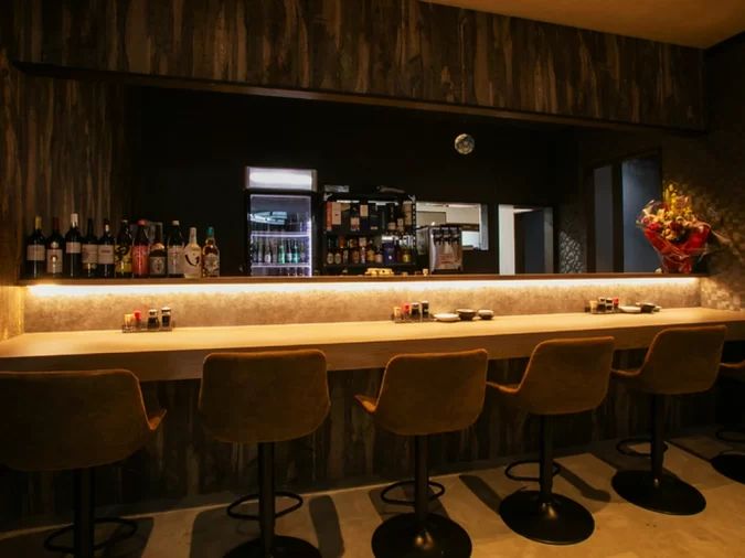 キッチンジョーズ 店内 カウンター席