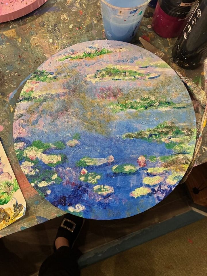 モネの模写完成です