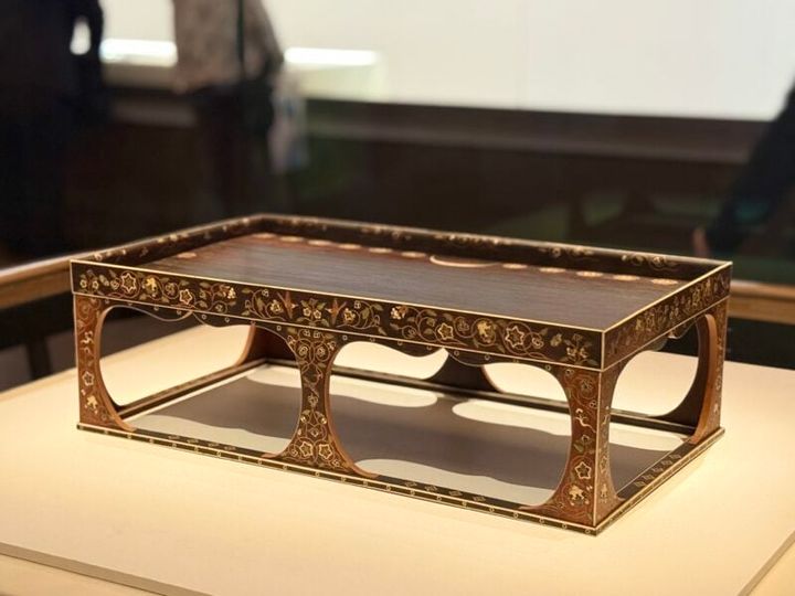 第77回正倉院展 北倉37「木画紫檀双六局（もくがしたんのすごろくきょく）」