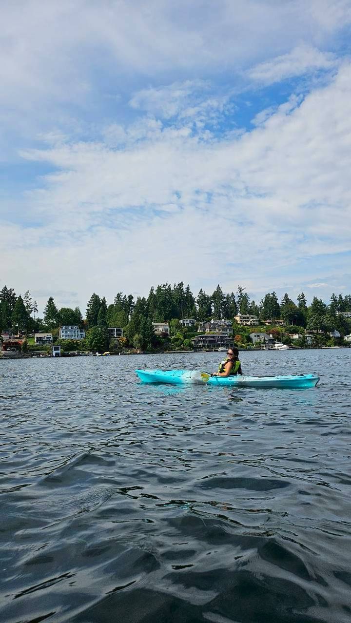 ワシントン湖でのカヤック