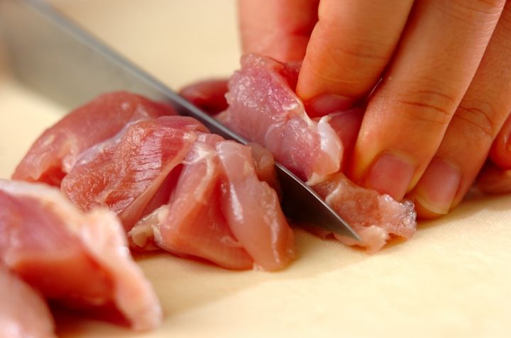 基本の筑前煮 フライパンで簡単の下準備1