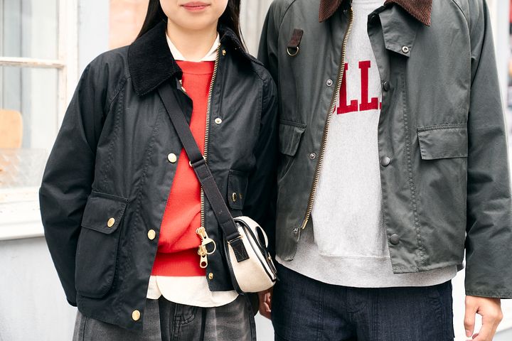 《Barbour（バブアー）》のアウターや紺ブレでリンク！おそろいのファッションで休日を楽しみたい♪【ファッジウィークエンド ファッションスナップ】