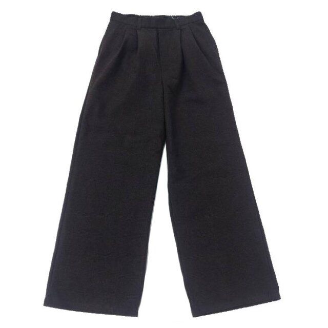 2025秋冬しまむらレディースタックワイドパンツ