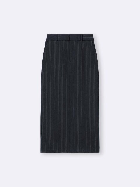 2025gu秋冬レディースナローロングスカート