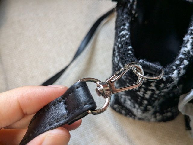 ジルスチュアートツイードフリルバッグストラップ