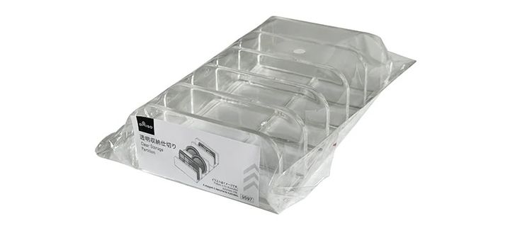 透明収納仕切り